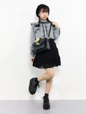 E R Uさん（レディース・157cm）の春コーディネート