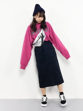 E R Uさん(レディース・157cm)の春コーディネート