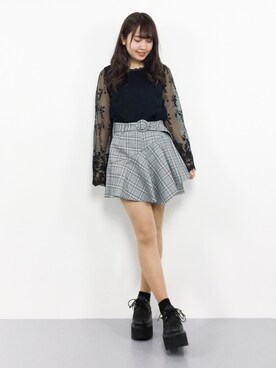 E R Uさん(レディース・157cm)の春コーディネート