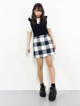 E R Uさん（レディース・157cm）の春コーディネート