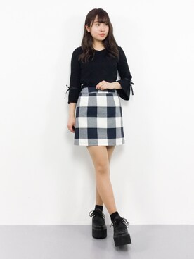 E R Uさん（レディース・157cm）の春コーディネート