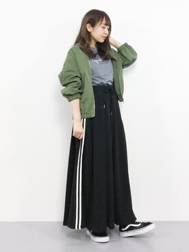 E R Uさん(レディース・157cm)の春コーディネート