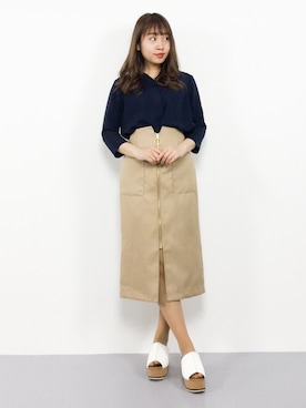 E R Uさん(レディース・157cm)の春コーディネート