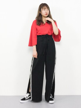 エル 🍒さん（レディース・157cm）の春コーディネート