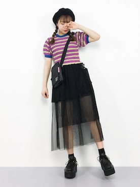 E R Uさん(レディース・157cm)の春コーディネート