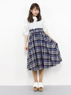 E R Uさん（レディース・157cm）の春コーディネート