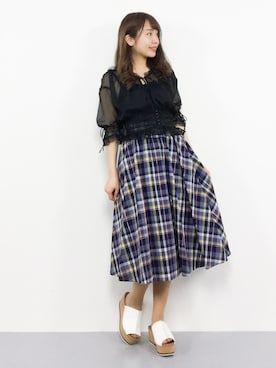 E R Uさん(レディース・157cm)の春コーディネート