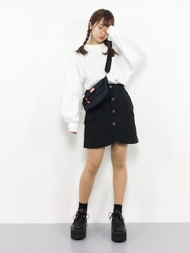 E R Uさん（レディース・157cm）の春コーディネート