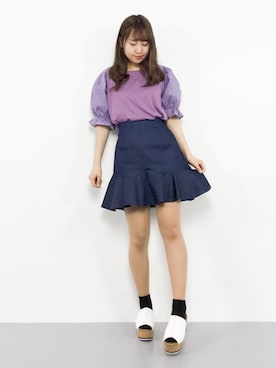 E R Uさん(レディース・157cm)の春コーディネート