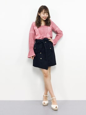E R Uさん(レディース・157cm)の春コーディネート