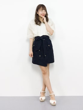 E R Uさん(レディース・157cm)の春コーディネート
