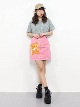 E R Uさん（レディース・157cm）の春コーディネート