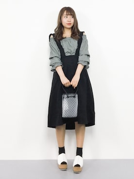 E R Uさん（レディース・157cm）の春コーディネート