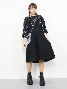 E R Uさん（レディース・157cm）の春コーディネート