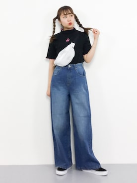 E R Uさん（レディース・157cm）の春コーディネート