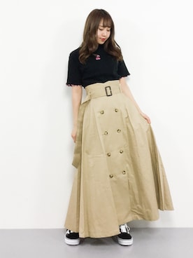 E R Uさん（レディース・157cm）の春コーディネート