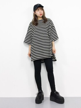 E R Uさん（レディース・157cm）の春コーディネート