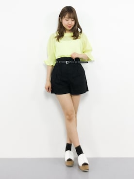 E R Uさん（レディース・157cm）の春コーディネート