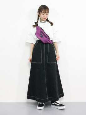 E R Uさん（レディース・157cm）の春コーディネート