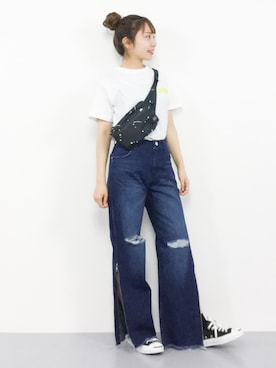 エル 🍒さん（レディース・157cm）の春コーディネート