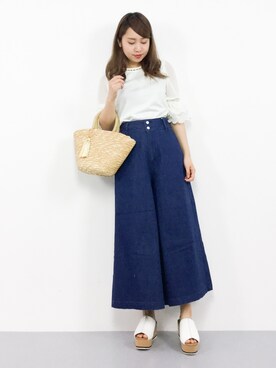 E R Uさん（レディース・157cm）の春コーディネート