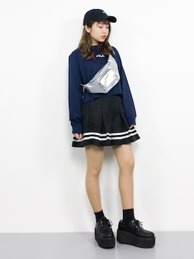 E R Uさん（レディース・157cm）の春コーディネート