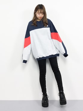 E R Uさん（レディース・157cm）の春コーディネート