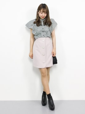 E R Uさん(レディース・157cm)の春コーディネート