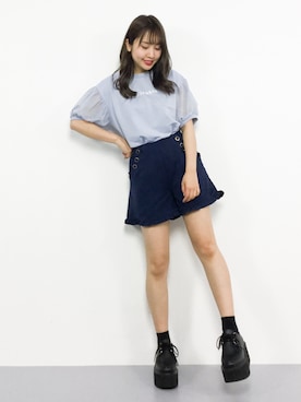 エル 🍒さん(レディース・157cm)の夏コーディネート