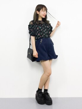 エル 🍒さん(レディース・157cm)の春コーディネート