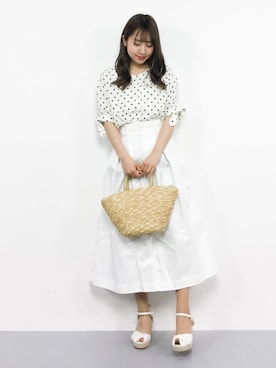 E R Uさん（レディース・157cm）の夏コーディネート