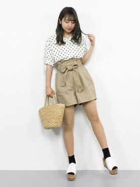 E R Uさん（レディース・157cm）の夏コーディネート
