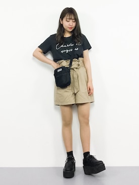 E R Uさん（レディース・157cm）の夏コーディネート