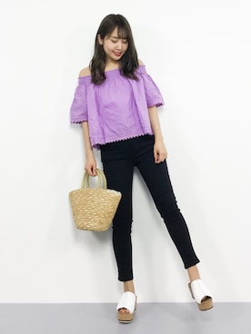 E R Uさん（レディース・157cm）の夏コーディネート