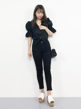 E R Uさん（レディース・157cm）の夏コーディネート