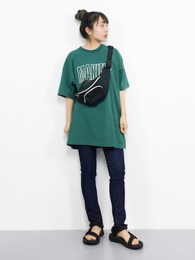 E R Uさん（レディース・157cm）の夏コーディネート