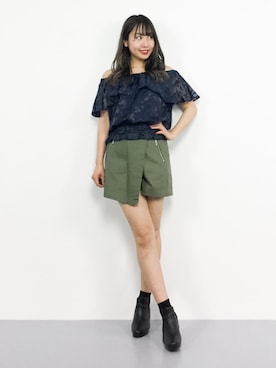 エル 🍒さん（レディース・157cm）の夏コーディネート