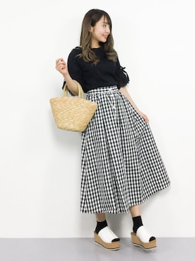 E R Uさん(レディース・157cm)の夏コーディネート