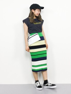 エル 🍒さん(レディース・157cm)の夏コーディネート