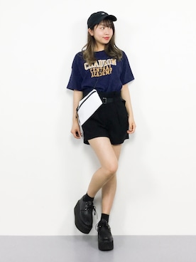 エル 🍒さん（レディース・157cm）の夏コーディネート