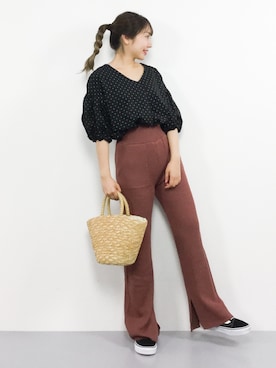 E R Uさん（レディース・157cm）の夏コーディネート