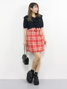 「アイテム（スニーカー）」を使った、エル 🍒さん（レディース・157cm・10代）の夏コーディネート