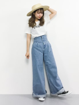 E R Uさん(レディース・157cm)の夏コーディネート