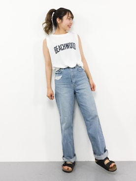 E R Uさん（レディース・157cm）の夏コーディネート