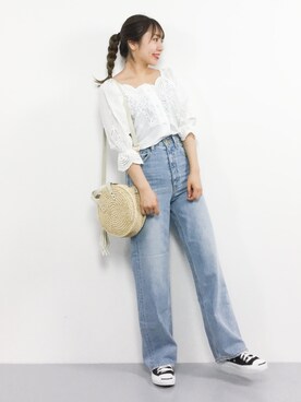 エル 🍒さん（レディース・157cm）の夏コーディネート