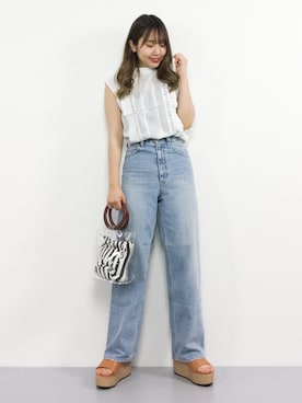 E R Uさん（レディース・157cm）の夏コーディネート