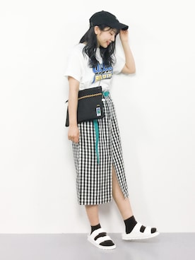 E R Uさん(レディース・157cm)の夏コーディネート