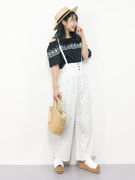 E R Uさん（レディース・157cm）の夏コーディネート