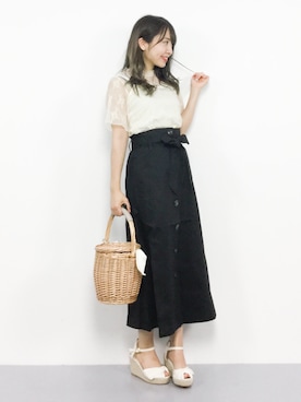 E R Uさん（レディース・157cm）の夏コーディネート