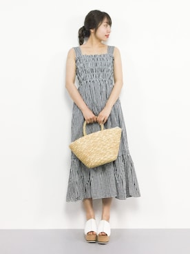 E R Uさん（レディース・157cm）の夏コーディネート